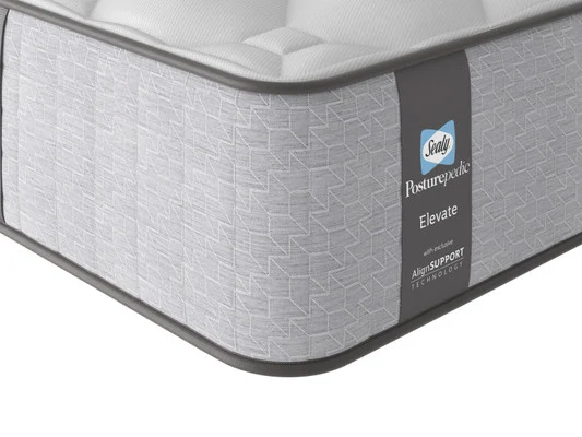 Close-up official Bensons for Beds mattress image showing a quilted memory-foam-style comfort layer