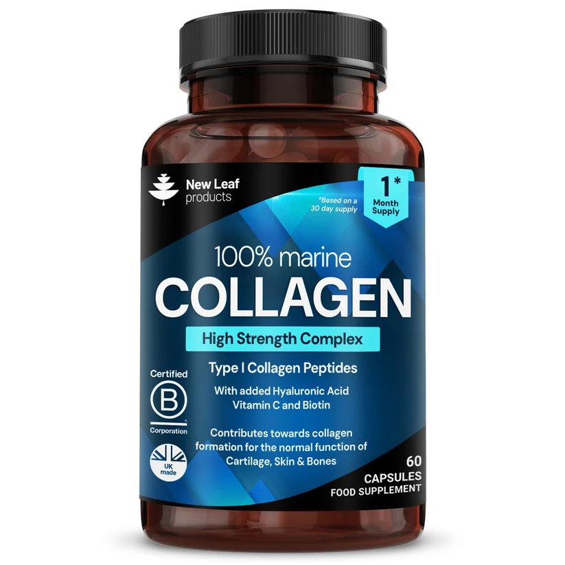 New Leaf Products Marine Collagen 60 Capsules