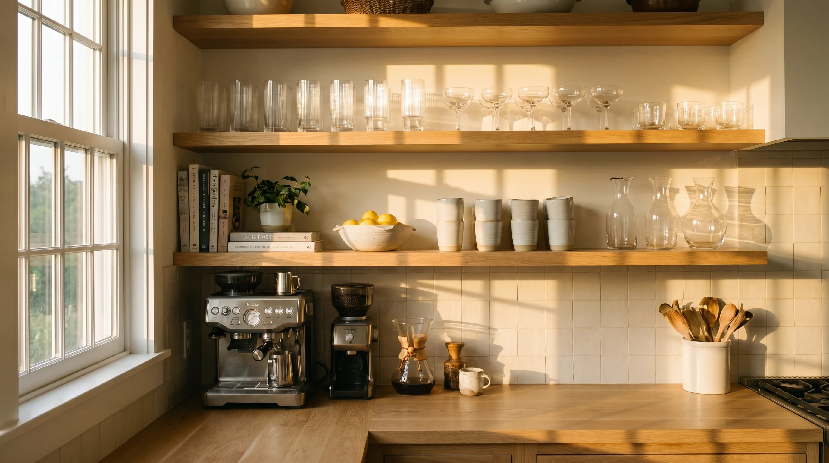 Why I Started Keeping Better Glassware on the Open Shelf Instead of the Top Cabinet