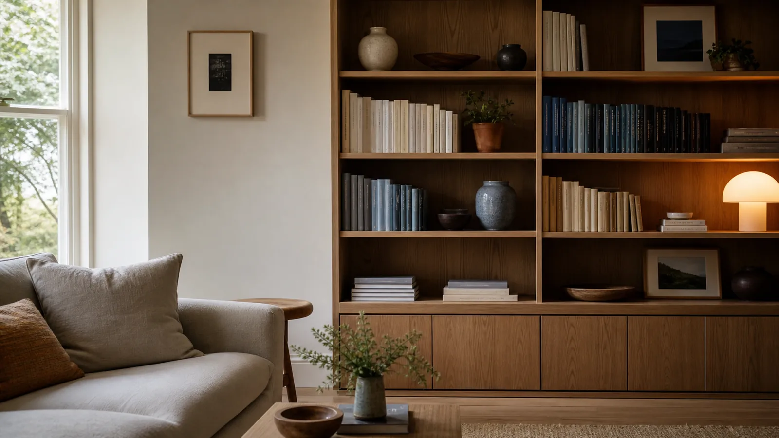 The Bookshelf Styling Reset That Made My Living Room Feel Quieter