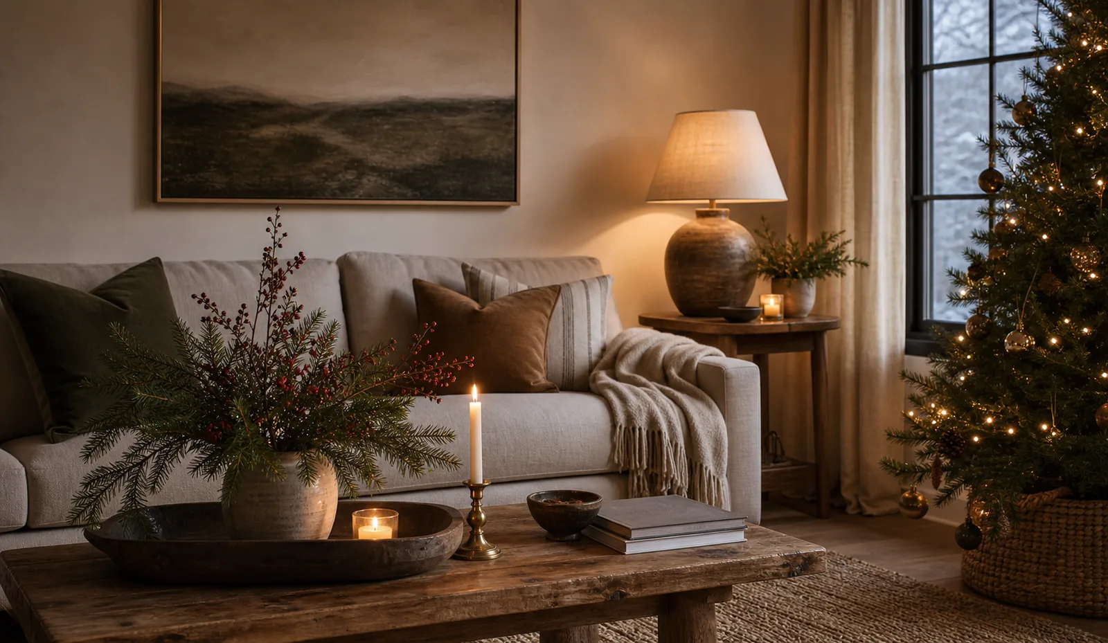 Decorating Your Home for Christmas Without Losing the Room You Love