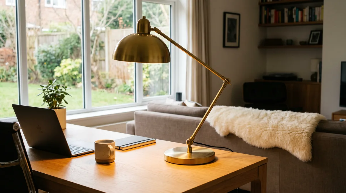 5 Desk Lamps Under $80 That Actually Look Good in a Living Room Office