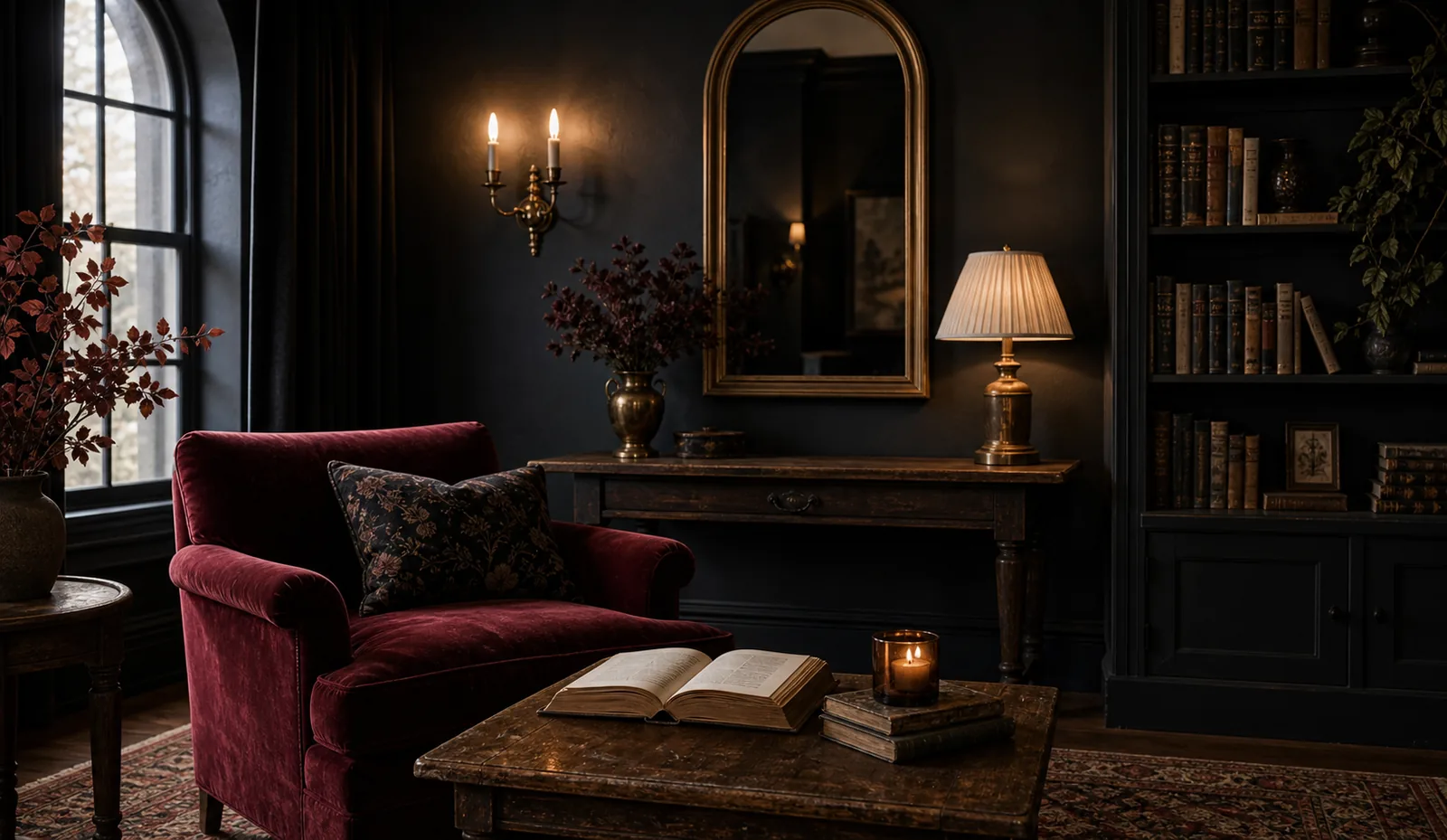 Gothic Home Decor for a Moody Room That Still Feels Livable