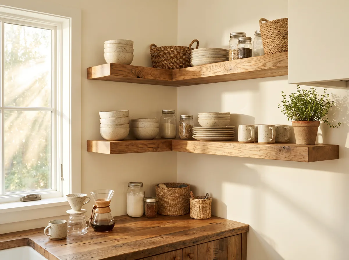 I Tried Open Kitchen Shelving for a Year �?Here Is What I Would Do Differently