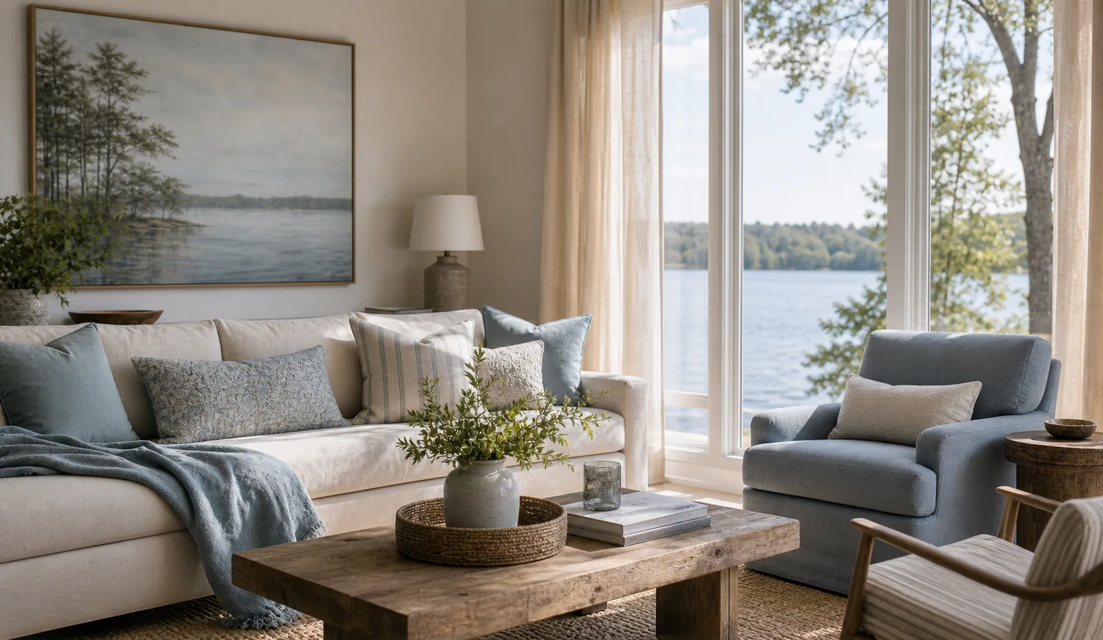 Lake Home Decor That Feels Relaxed Without Going Nautical