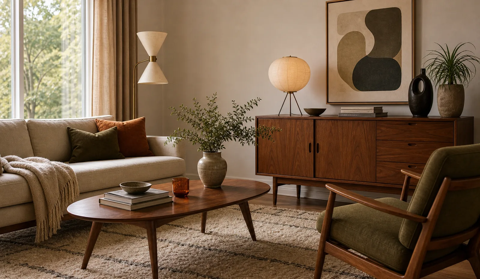 Mid Century Modern Home Decor Without Turning the Room Into a Museum