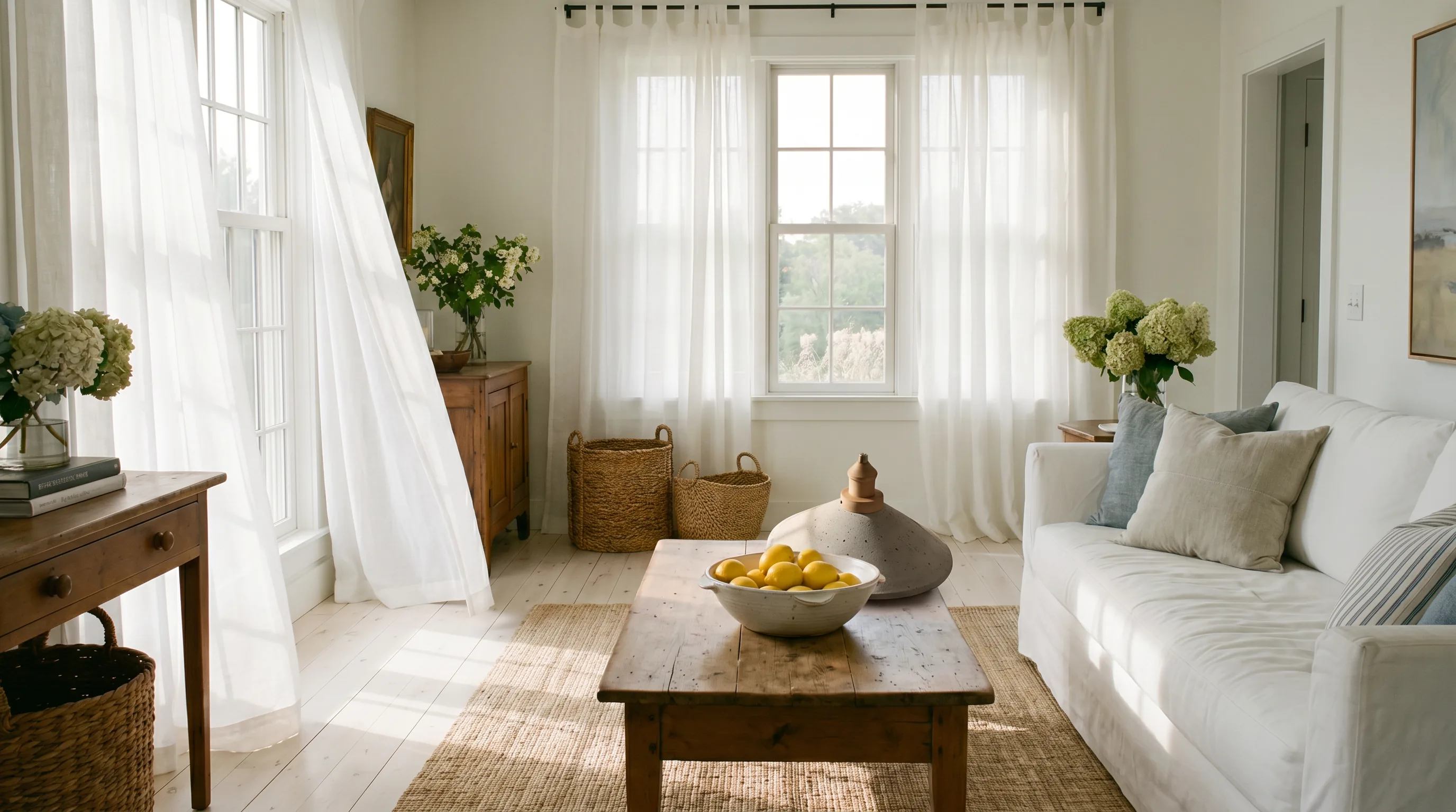 The New Traditional Living Room Only Works If You Let One Piece Be a Little Wrong