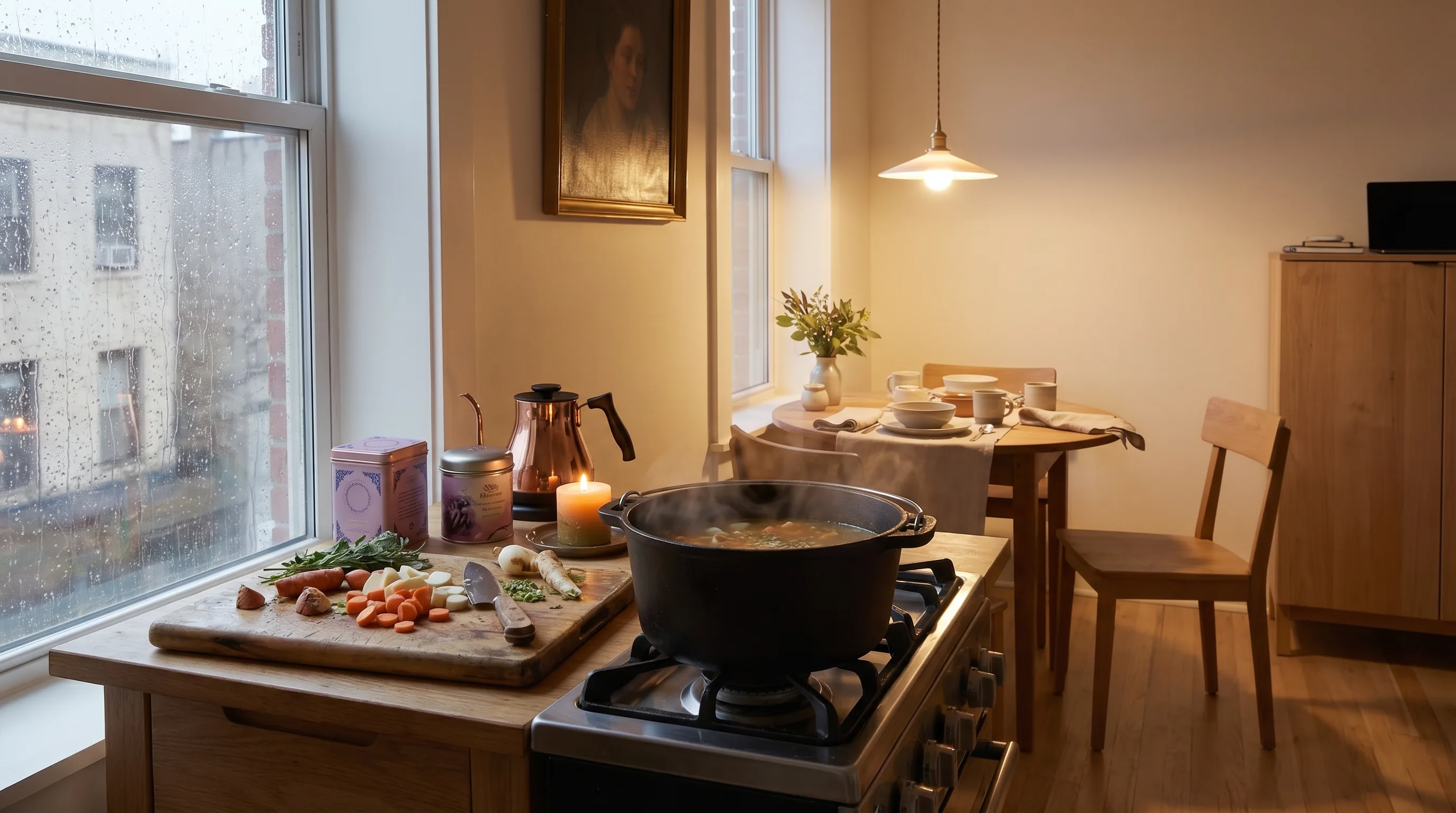 The Rainy-Sunday Soup Routine That Made My Apartment Feel Bigger Than It Is