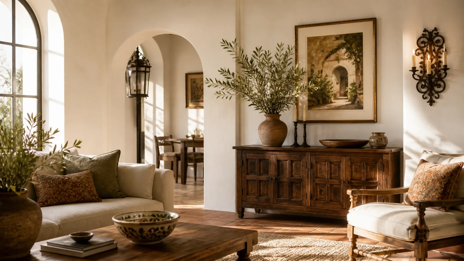 Spanish Style Home Decor With Warmth, Plaster, and Iron