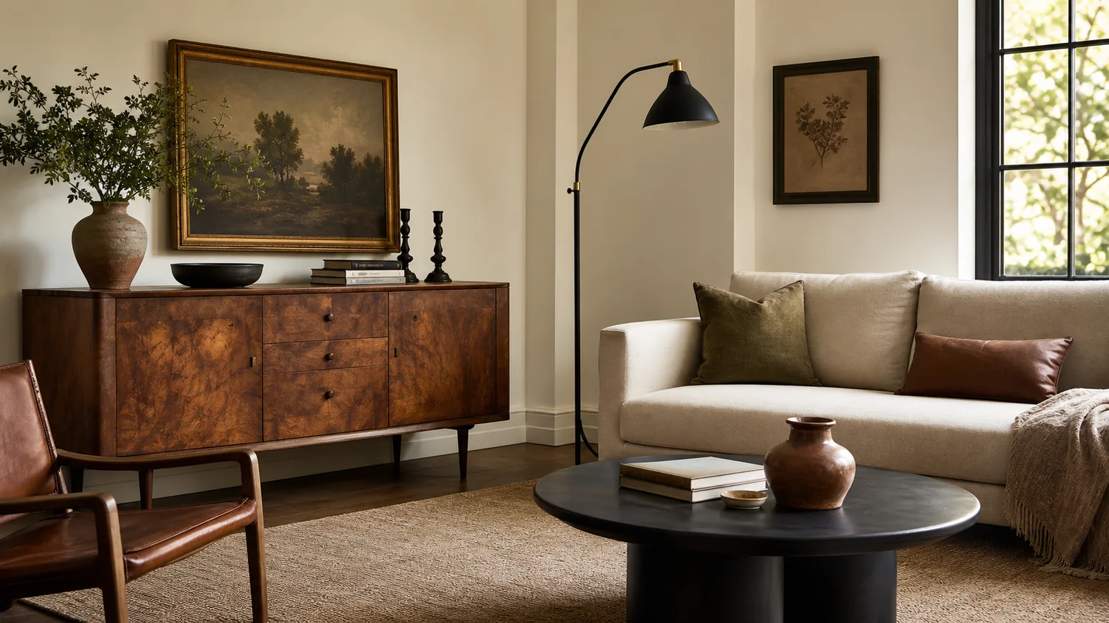 How to Balance Vintage and Modern Pieces Without Making the Room Feel Themed