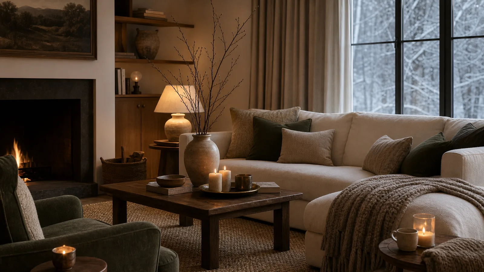 Winter Home Decor That Makes a Room Feel Warmer
