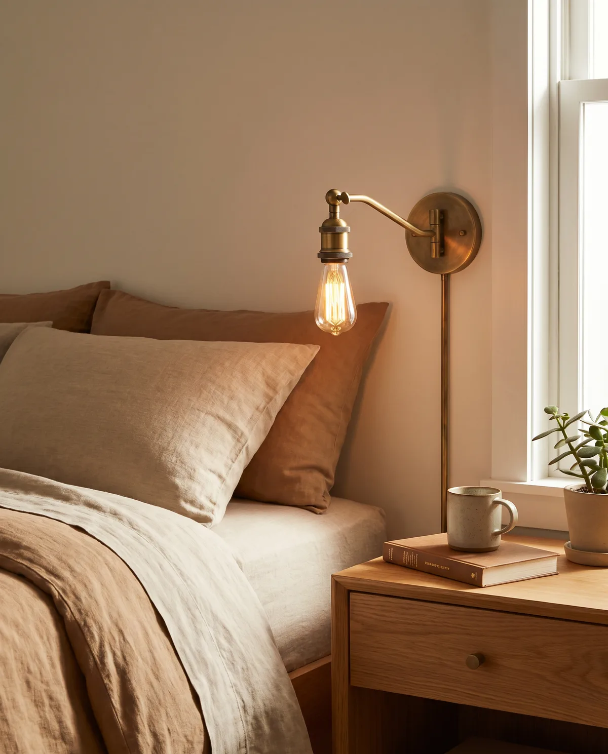 Brass Plug-In Sconce
