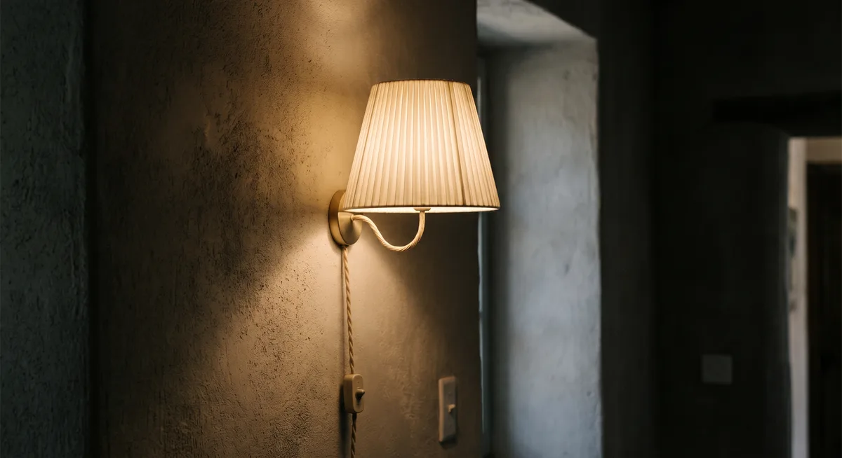 Fabric Shade Sconce