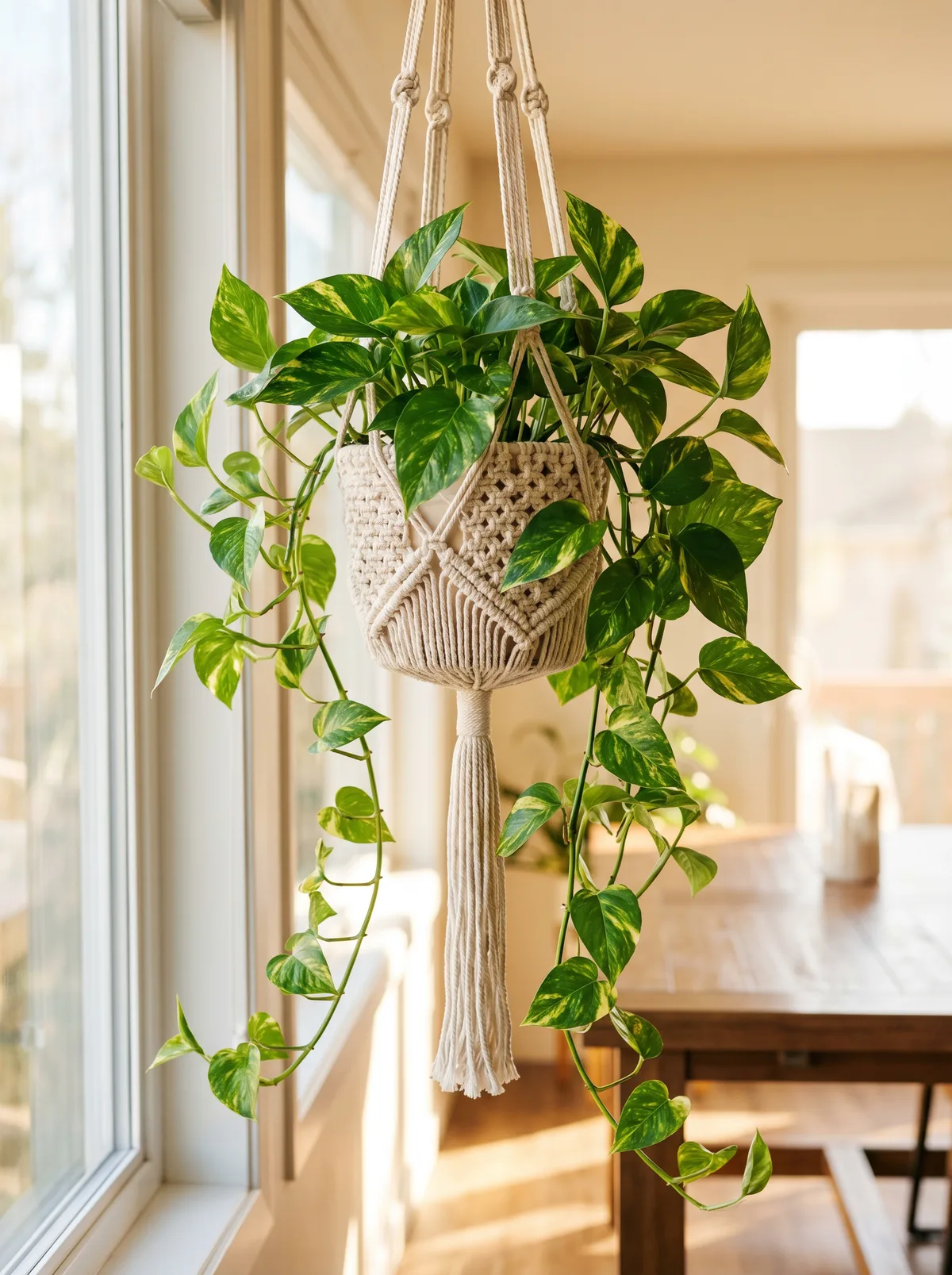 Pothos in Hanging Planter