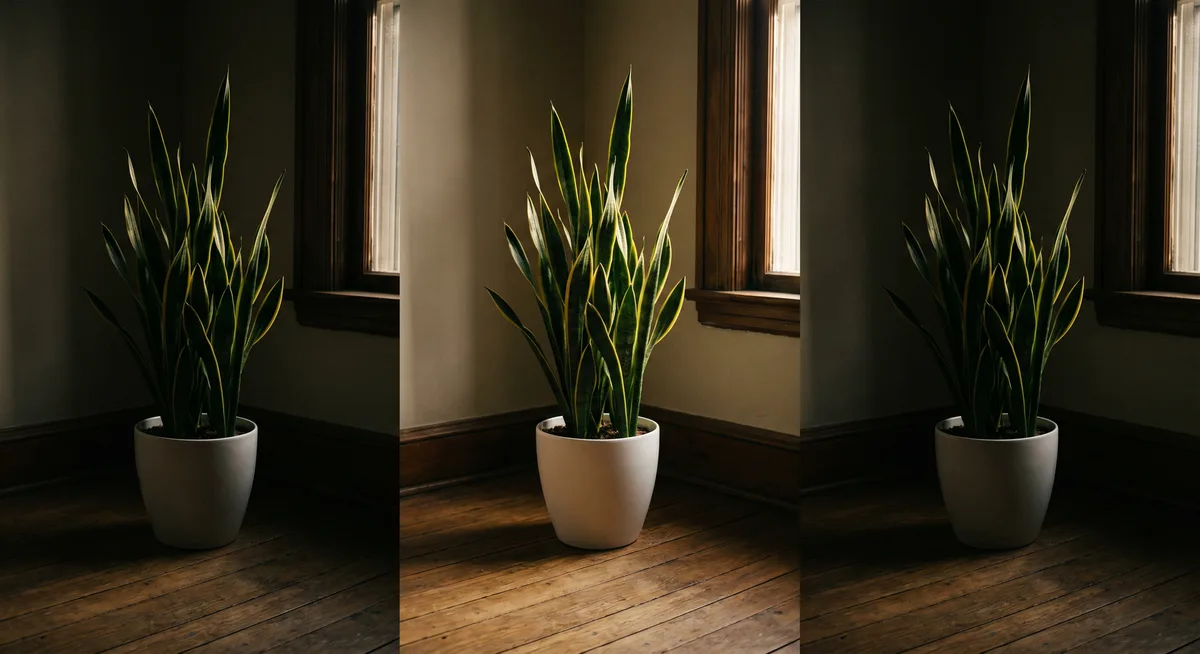 Snake Plant in Ceramic Pot